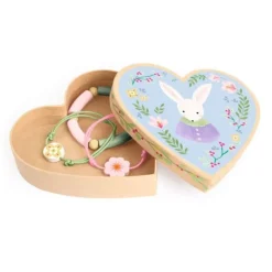 Joyero y 3 pulseras de madera Cécile - Djeco