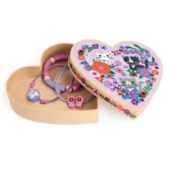 Joyero y 3 pulseras de madera Tara - Djeco