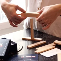 Juego Challenge 12 desafíos y 16 bloques de madera - KAPLA