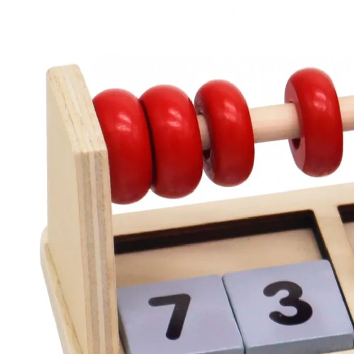 Juego cálculo con ábaco de madera - Edukalu