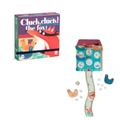 Juego cooperativo de bolsillo Cluck, cluck! The fox! - Londji