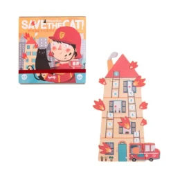 Juego cooperativo de bolsillo Save the cat - Londji