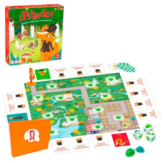 Juego cooperativo de detectives ¡Pillado! - Lúdilo