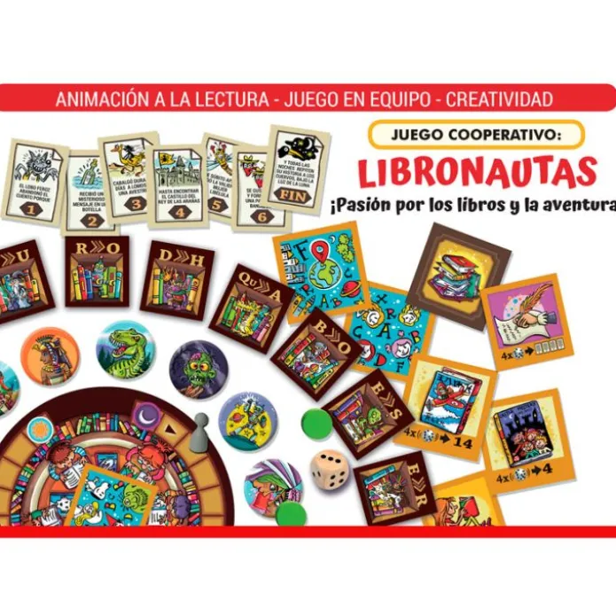 Juego cooperativo Libronautas - Ekilikua