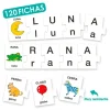 Juego de asociación: Busca las letras - Akros