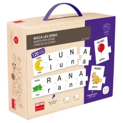 Juego de asociación: Busca las letras - Akros