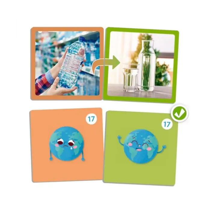Juego de asociación Nuestro mundo sostenible - Akros