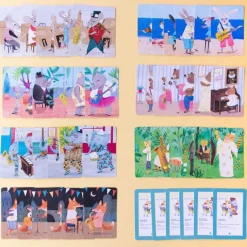 Juego de cartas de asociación Animal Big Band - Londji