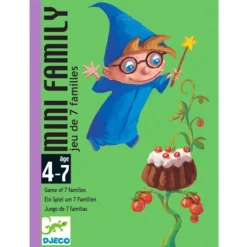 Juego de cartas de azar Mini Family - Djeco