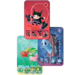 Juego de cartas de azar Mini Family - Djeco
