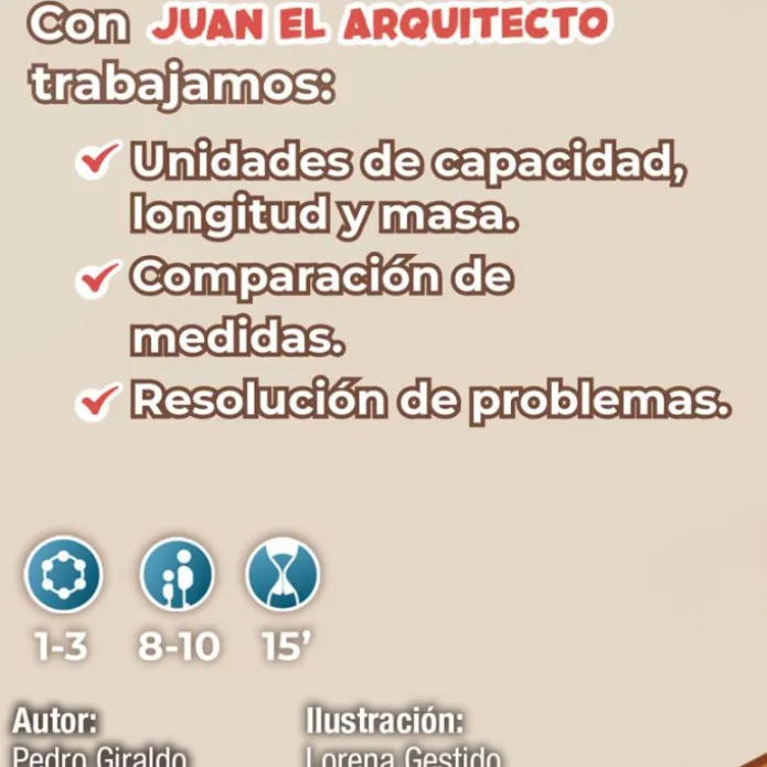 Juego de cartas de cálculo Juan El Arquitecto Club A - Átomo Games