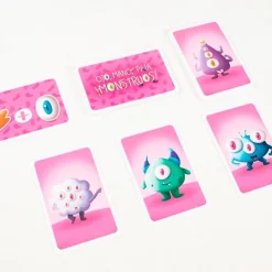 Juego de cartas de cálculo mental Ojo, mano, pata ¡Monstruos! - Átomo Games