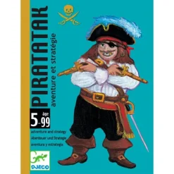 Juego de cartas de estrategia Piratatak - Djeco