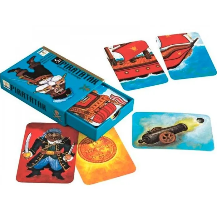 Juego de cartas de estrategia Piratatak - Djeco