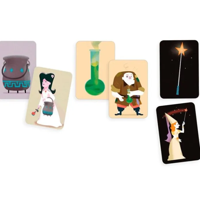 Juego de cartas de memoria Magic school - Djeco