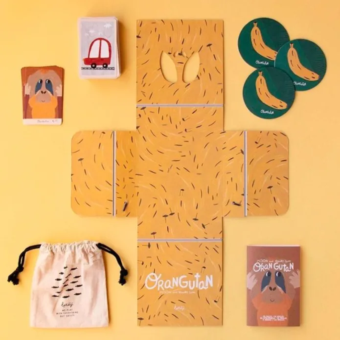Juego de cartas de memoria Orangutan - Londji