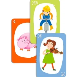 Juego de cartas de mímica Pouet! Pouet! - Djeco