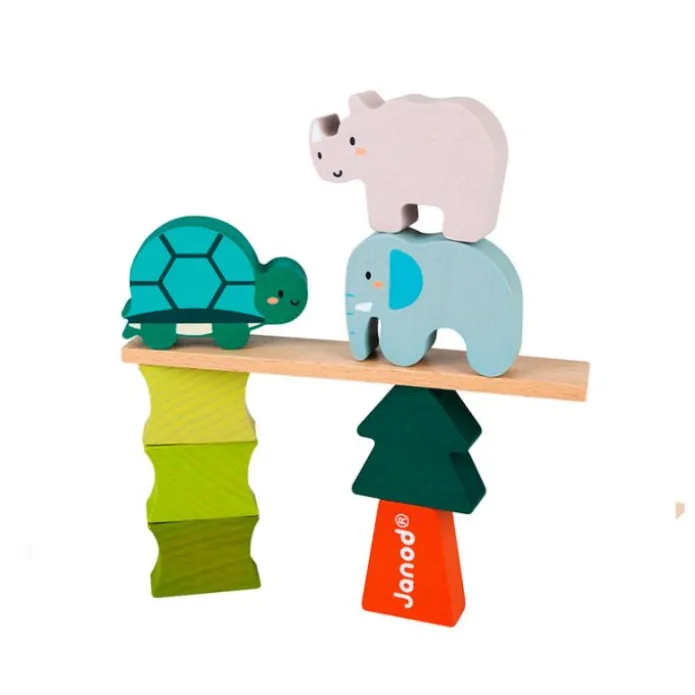 Juego de construcción y equilibrio Animales equilibristas - Janod