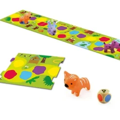 Juego de dados Little circuit: carreras de animalitos - Djeco