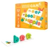 Juego de deletreo con 52 letras de madera y 80 palabras en inglés - Mideer
