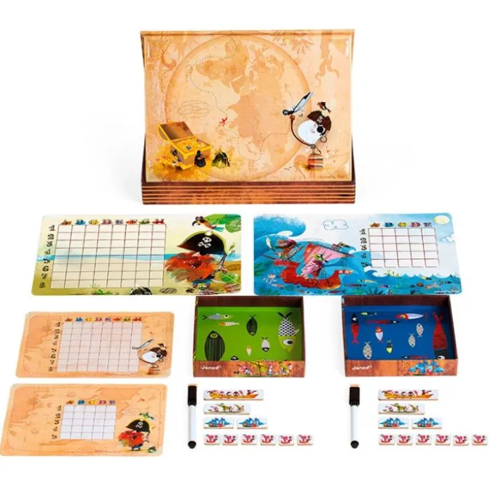 Juego de estrategia batalla naval piratas - Janod