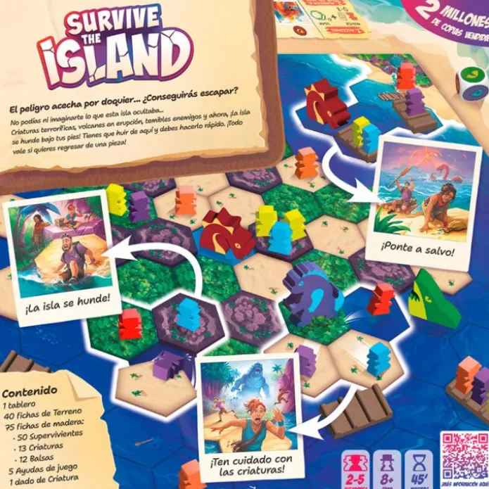 Juego de estrategia Survive the Island - Asmodee