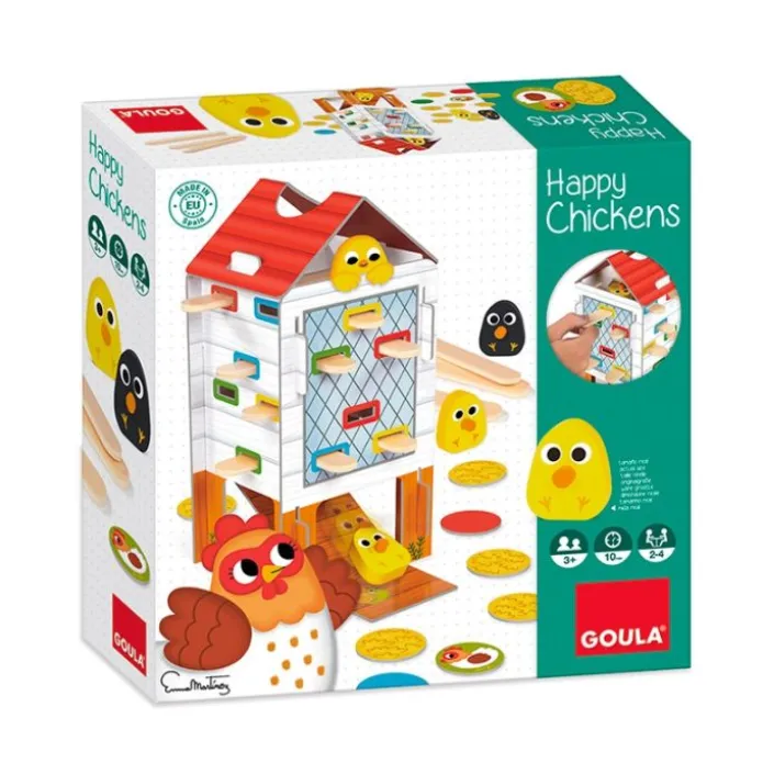 Juego de habilidad Happy Chickens - Goula