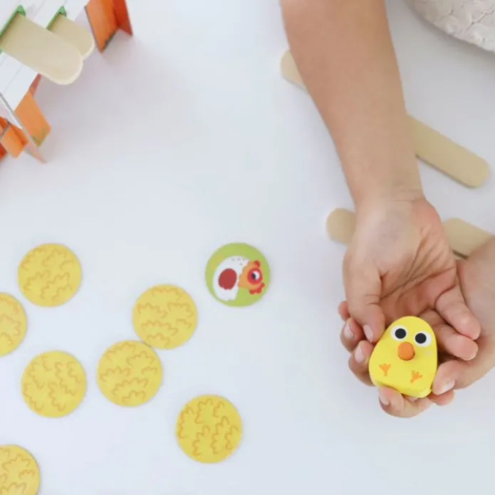 Juego de habilidad Happy Chickens - Goula