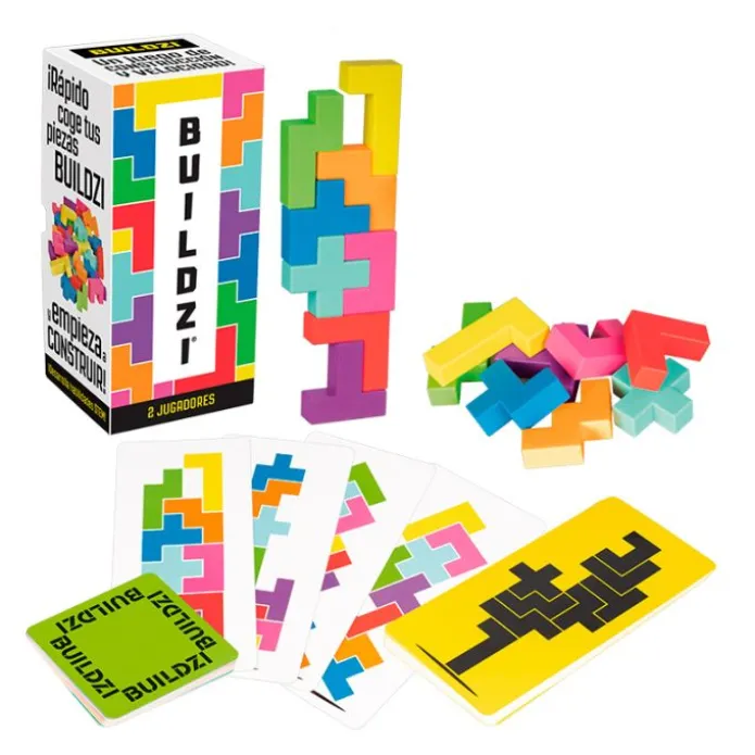 Juego de habilidad y construcción Buildzi - Lúdilo