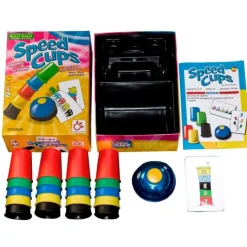 Juego de habilidad y reflejos Speed Cups cubos de colores - Mercurio