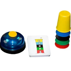 Juego de habilidad y reflejos Speed Cups cubos de colores - Mercurio