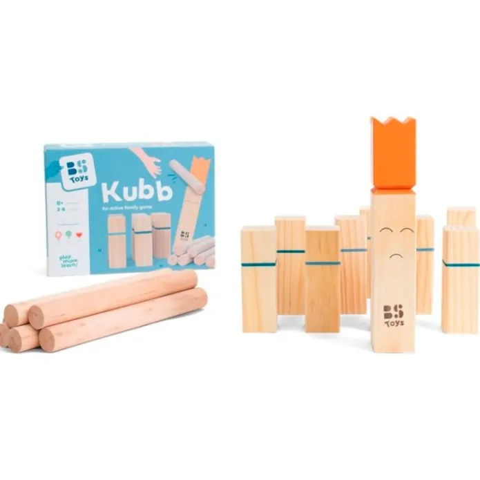 Juego de lanzar y derribar Kubb - BS Toys