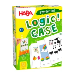 Juego de lógica con 77 acertijos Logic Case +5 - HABA