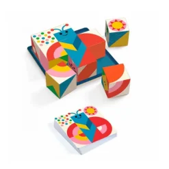 Juego de lógica de madera Cubologic - Djeco