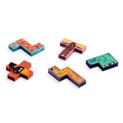 Juego de lógica de madera Pentanimo - Djeco
