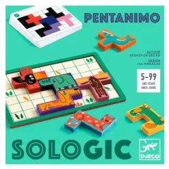 Juego de lógica de madera Pentanimo - Djeco