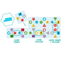 Juego de lógica y asociación Pattern Party! - Flexiq