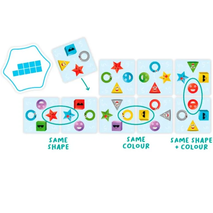 Juego de lógica y asociación Pattern Party! - Flexiq