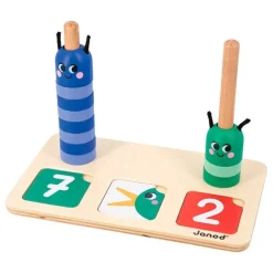 Juego de madera composición y comparación de números - Janod