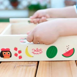 Juego de madera 4 en raya Manzanas - Vilac