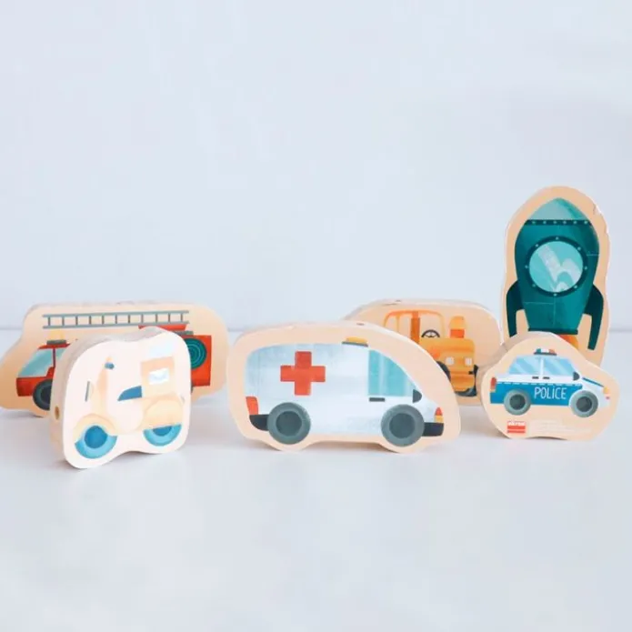 Juego de madera para enlazar: Profesiones - Akros