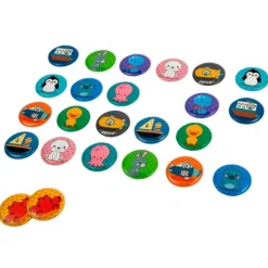 Juego de memoria para baño parejas de Animales 24 piezas - Janod