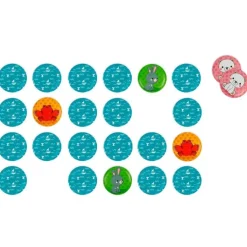 Juego de memoria para baño parejas de Animales 24 piezas - Janod