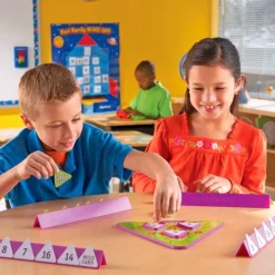Juego de multiplicaciones y divisiones Tri-Facta - Learning Resources