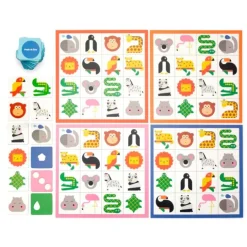 Juego de observación ¿Qué animal zooy? - Kidoki Kikkerland