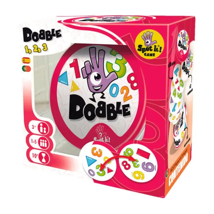 Juego de observación y rapidez visual Dobble Formas y números - Asmodee
