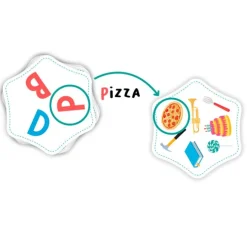 Juego de observación y rapidez visual Enlaza letras - Flexiq