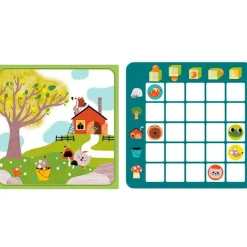 Juego de percepción espacial Eduludo: Encuentra a los animales - Djeco