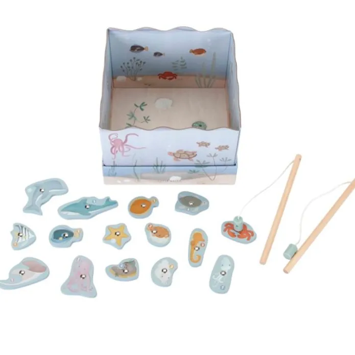 Juego de pesca magnético Animales marinos - Little Dutch