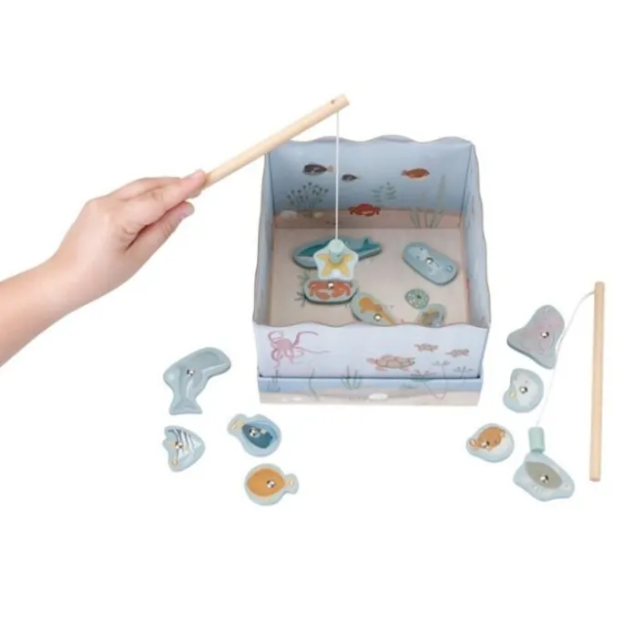 Juego de pesca magnético Animales marinos - Little Dutch